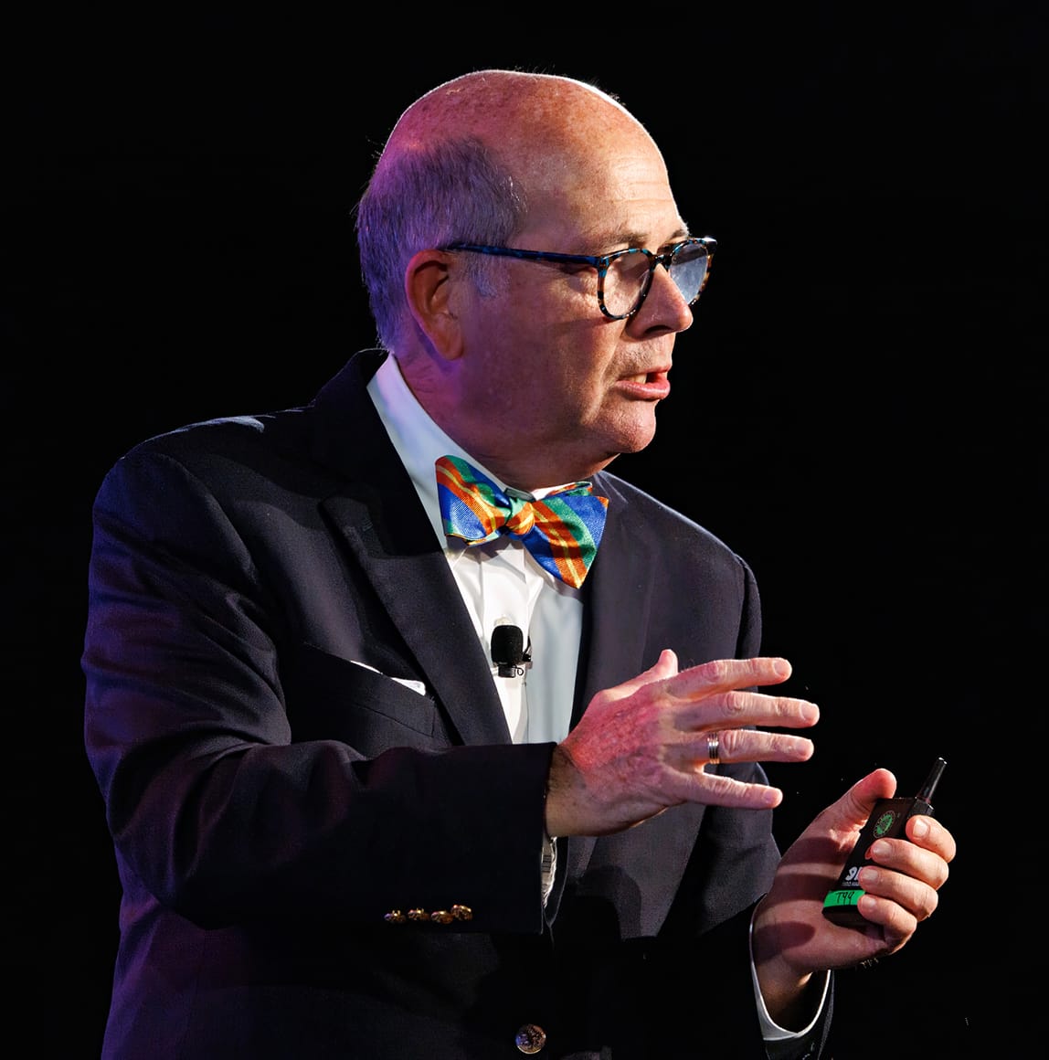 Photo of Dr. Joe Coughlin speaking at a conference