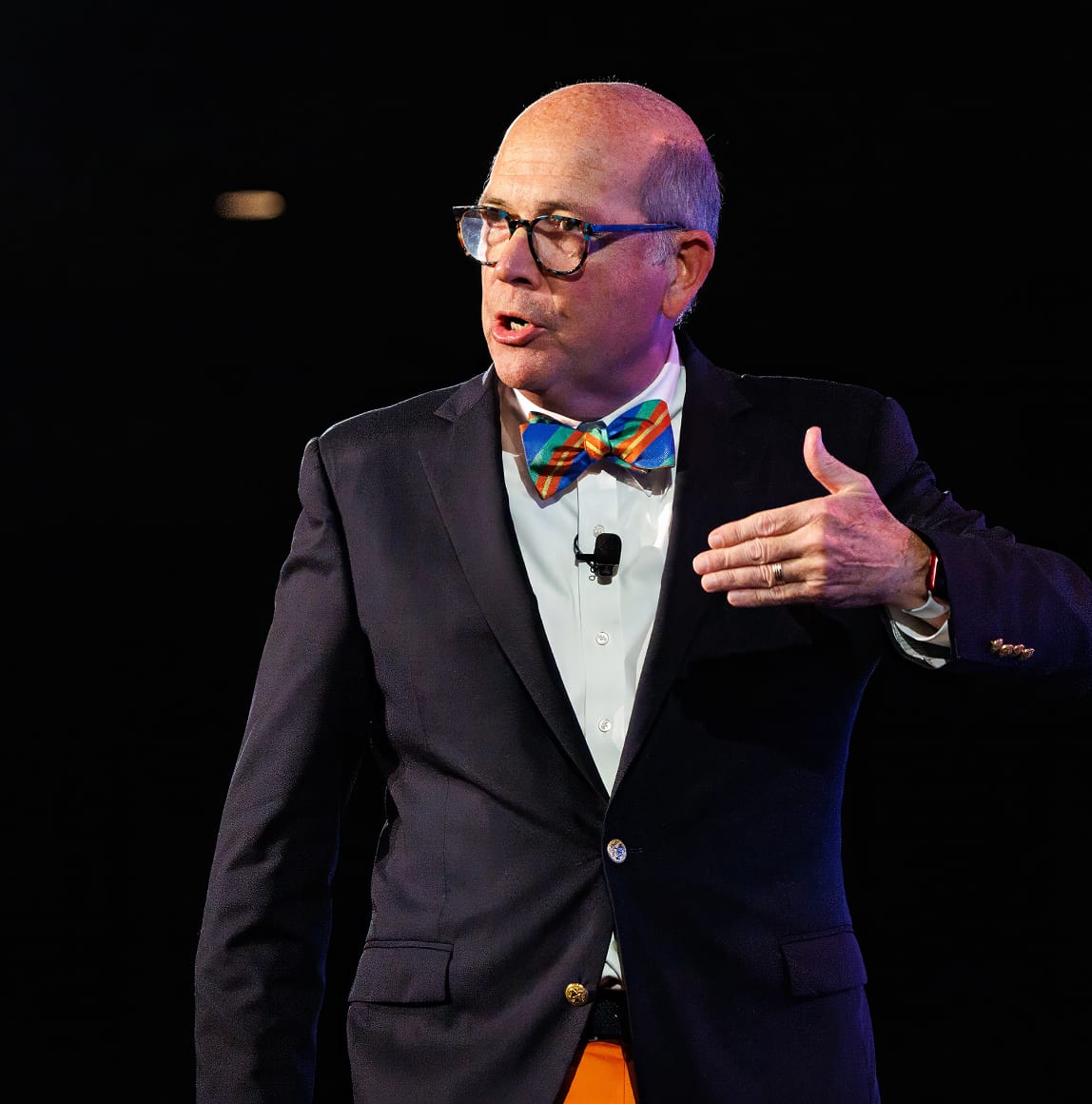 Photo of Dr. Joe Coughlin speaking at a conference